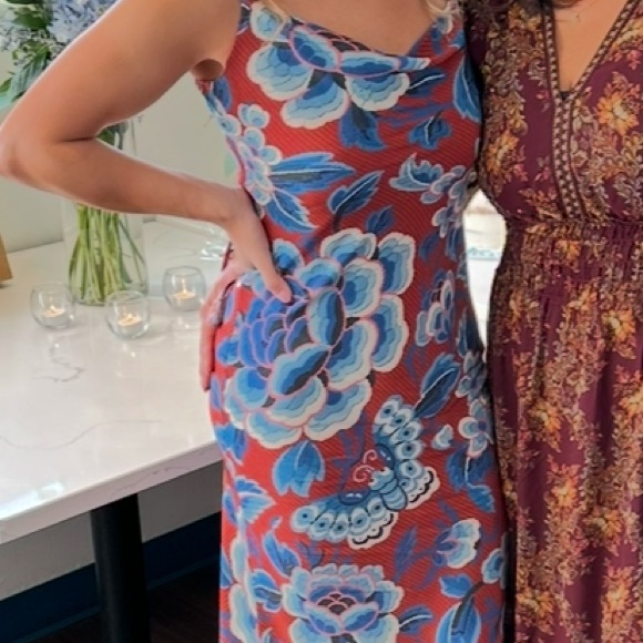 RHODE Orange Slip Dress Sleeveless Spaghetti Strap - Picture 5 of 5